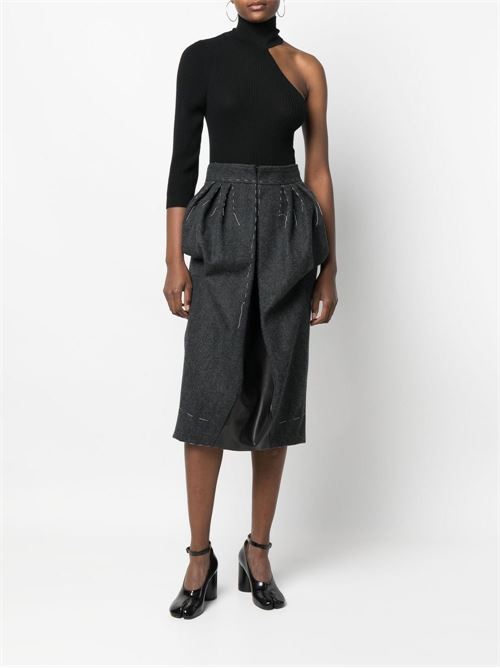 Skirt with contrast stitching MAISON MARGIELA | SI0MA0004S53338855F